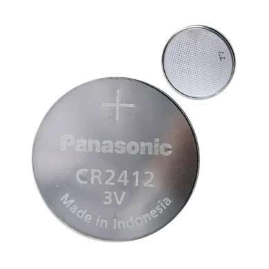 CR2412. Pila de litio botón 3V 100mAh PANASONIC