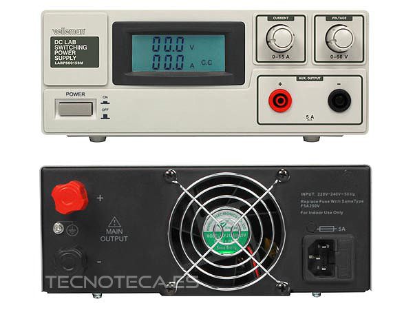 LABPS6015SM. Fuente de laboratorio 0-60V 15A - Imagen 2