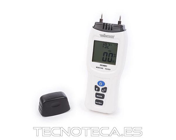 DEM801. Medidor de humedad de materiales con termometro - Imagen 2