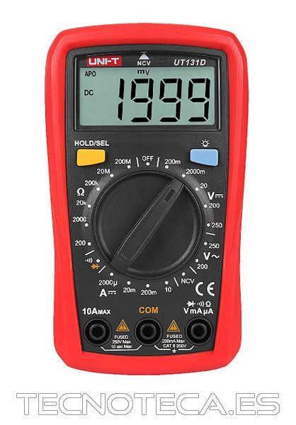 UT131D. Multimetro digital del tamaño de la mano