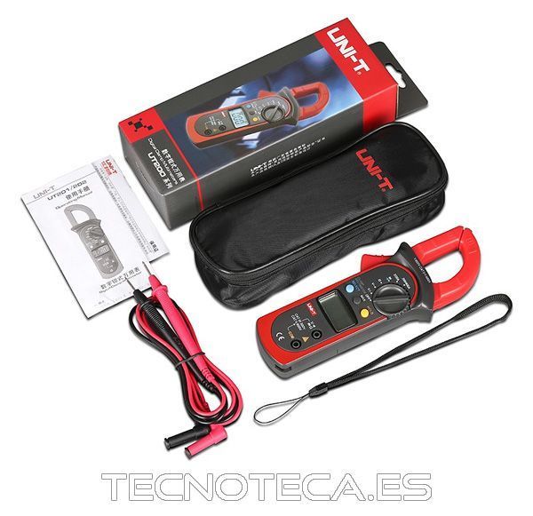UT202A. Pinza amperimetrica AC/DC corriente AC - Imagen 2