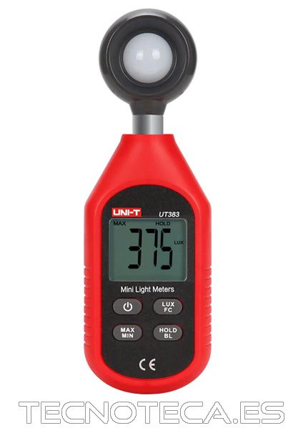 UT383. Mini luxometro digital 0-9999 Lux