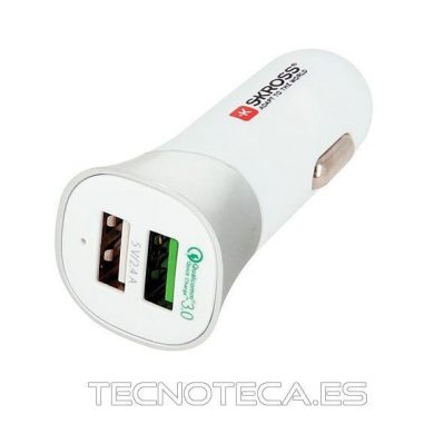 SKR2900615. Cargador de coche rapido USB doble QC3.0