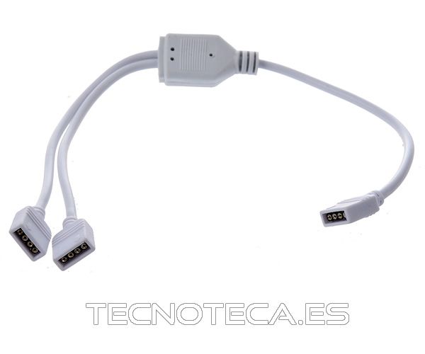 Pulpo RGB. Conector RGB de 2 salidas para tiras de LEDs