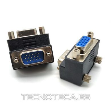 65171. Adaptador VGA M a hembra 90º codo