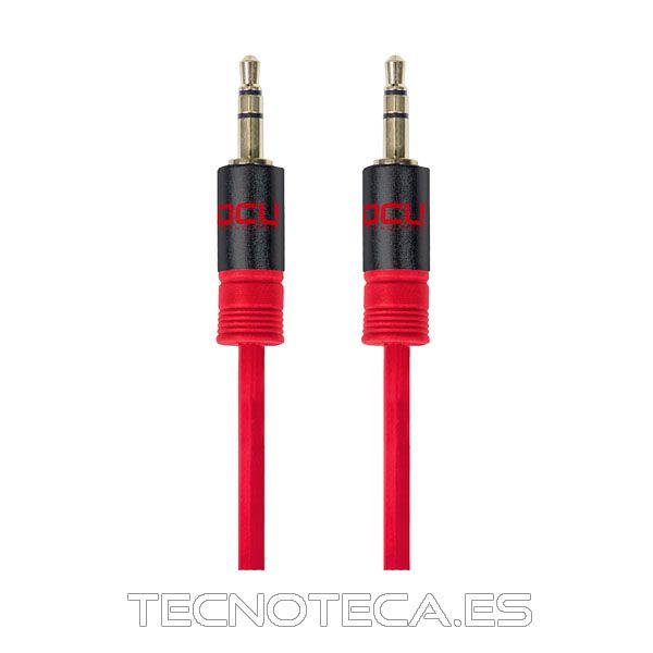 30701016. Conexion JACK 3,5 M a 3,5 MST 1,5m rojo