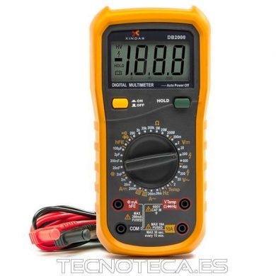 DB2000. Multimetro Digital AC/DC Avanzado Profesional