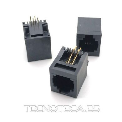 SCHCO102. Conector RJ11 hembra THD para C.I.
