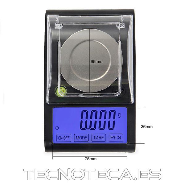 SCHVAR022. Balanza de precision digital 50g 0,001g - Imagen 4