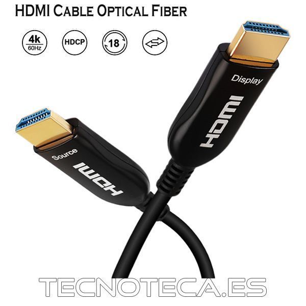 Cable hdmi de fibra optica