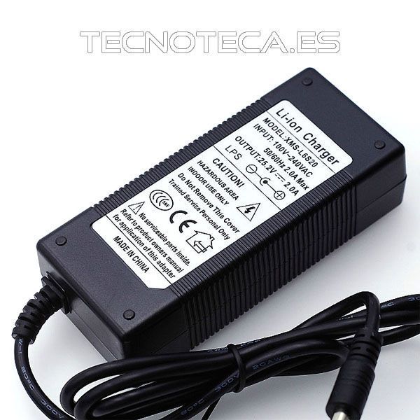 Cargador de baterías LI-ON 6X18650 25.2V 6S 2A - Imagen 2