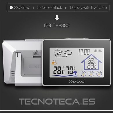 DG-TH8380. Estacion metereologica tactil