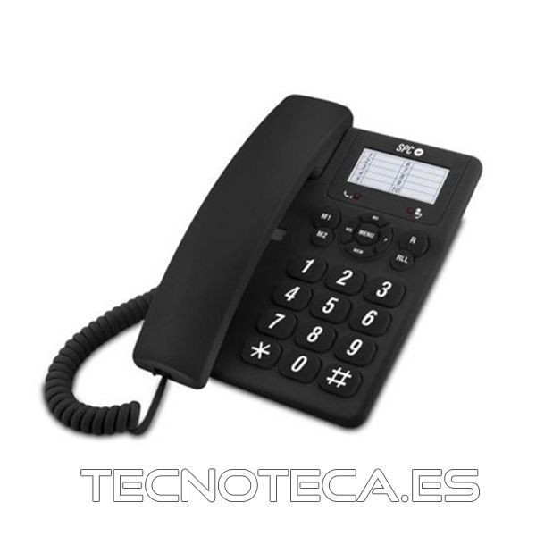 3602N. Telefono de sobremesa SPC 3602N negro