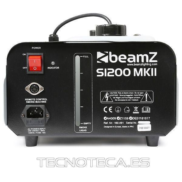 160.491. S1200 MKII Maquina de humo 1200W TIMER - Imagen 2