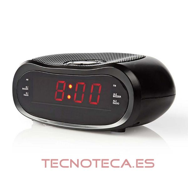 CLAR001BK. RADIO DESPERTADOR DIGITAL