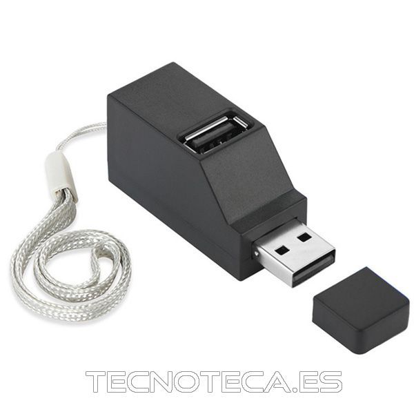 HUB USB3.0 1 a 1 USB3.0 y 2 USB2.0 miniatura - Imagen 2