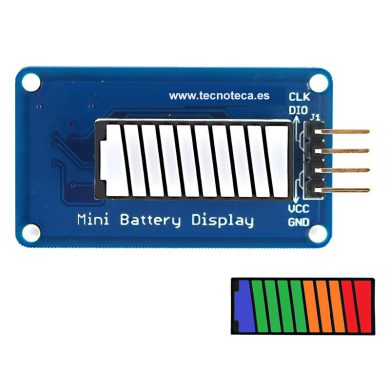 Modulo Arduino indicador tension de bateria
