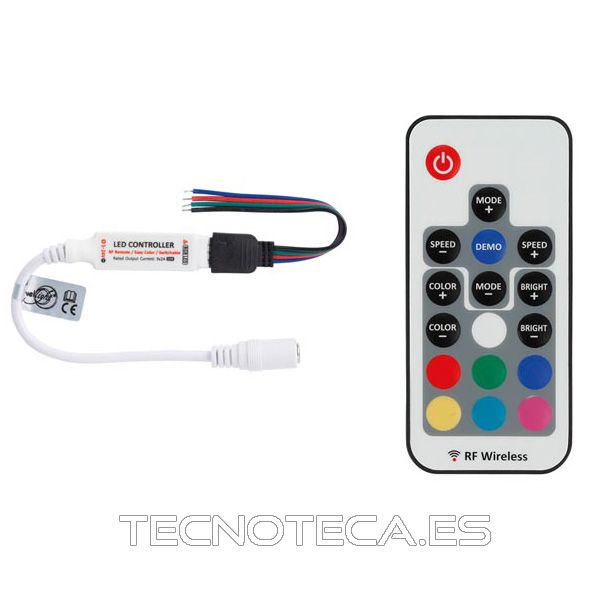 LEDC27. Controlador LED tiras RGB por RF