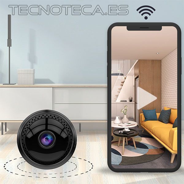 Cámara espía Wifi 1080P HD tamaño micro imán