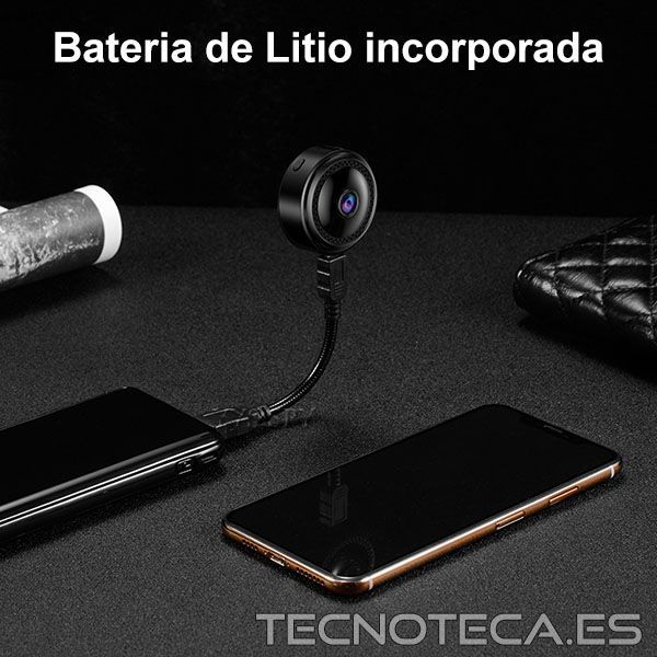 Cámara espía Wifi 1080P HD tamaño micro imán - Imagen 4
