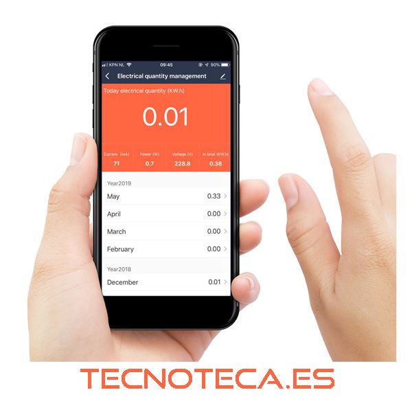 DOM003. ENCHUFE WIFI MONITOR CONSUMO - Imagen 2