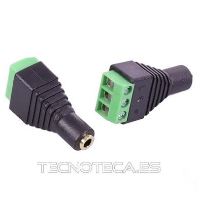 CD024. Conector JACK hembra estereo 3,5 a borna