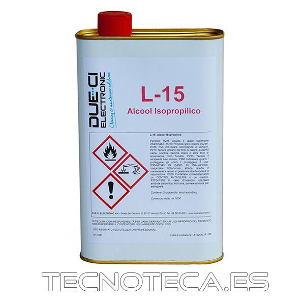 AERL1500. Alcohol Iso Propílico