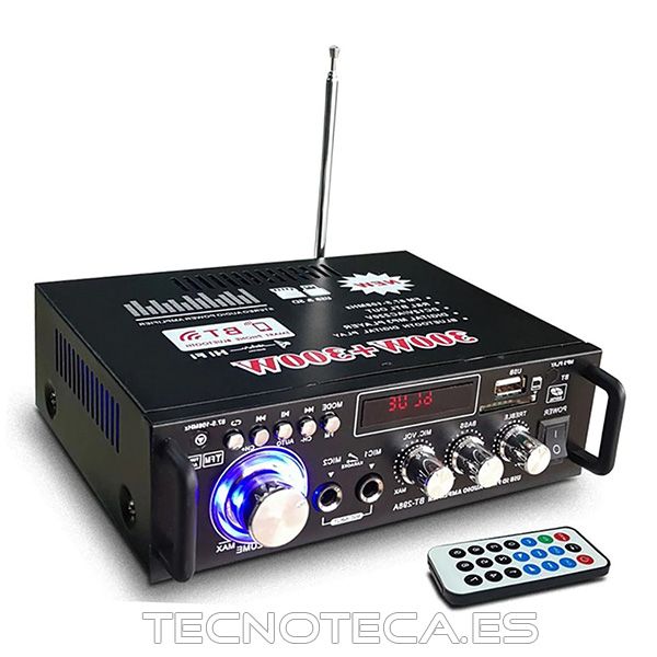 Mini amplificador 12 y 230V