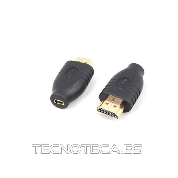 Adaptador HDMI macho a HDMI micro hembra