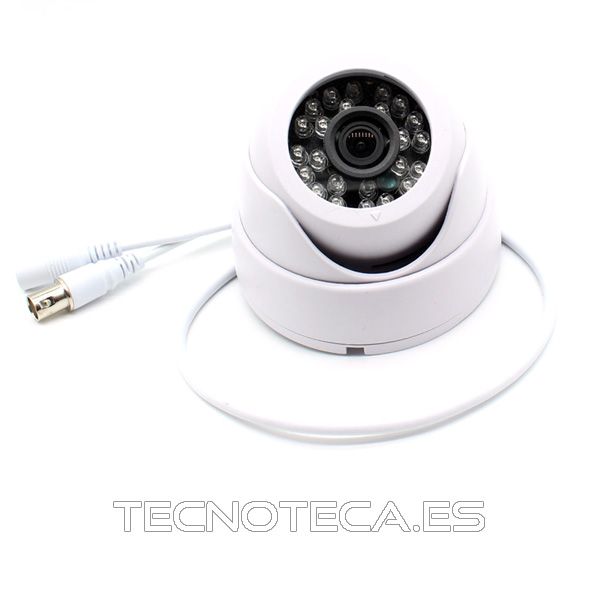 Cámara CCTV blanca AHD TVI CVI CVBS 2MP
