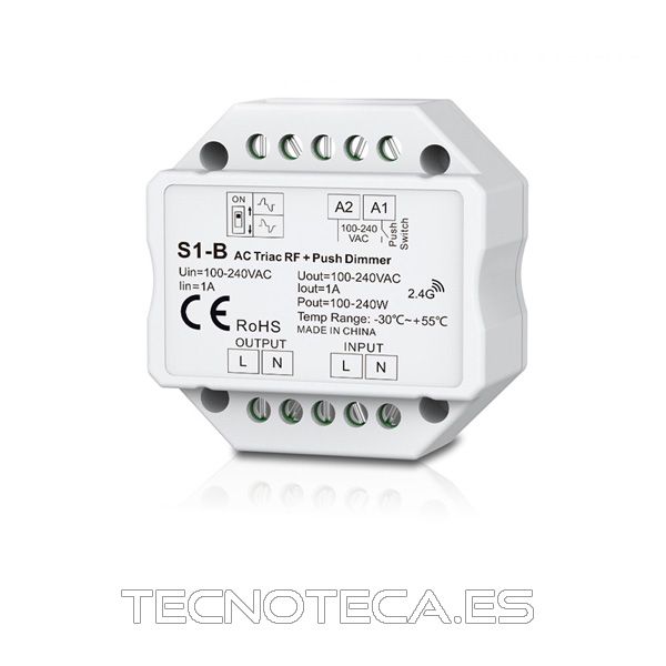 KIT REGULADOR DIMER A DISTANCIA RF 230VAC