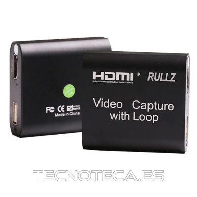 CAPTURADORA DE VIDEO HDMI AUDIO 4K A USB3.0