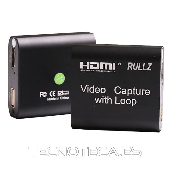 CAPTURADORA DE VIDEO HDMI AUDIO 4K A USB3.0
