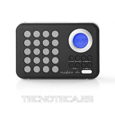 RDFM1310WT. RADIO FM 3W RELOJ ALARMA USB