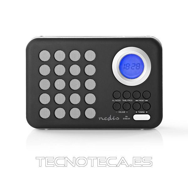 RDFM1310WT. RADIO FM 3W RELOJ ALARMA USB