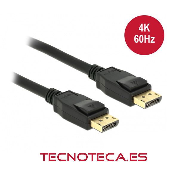 CABLE DISPLAYPORT M/M 4K 1.2 DELOCK 3m