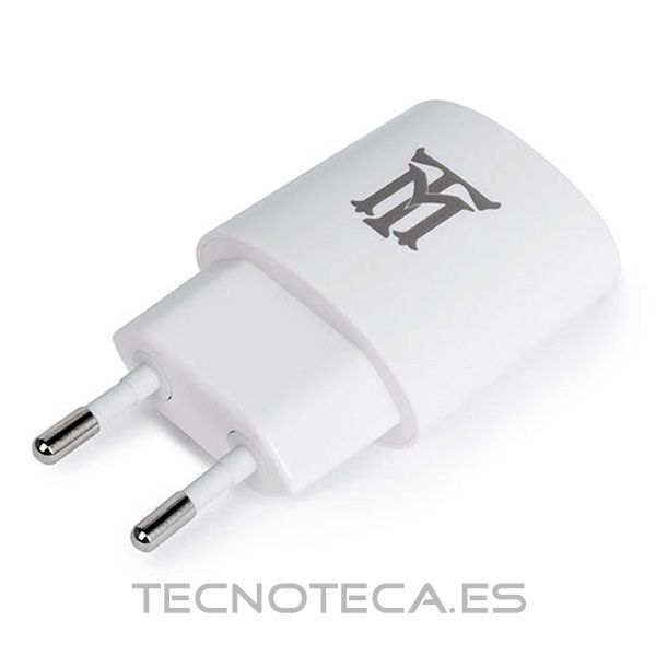 CARGADOR USB PARED 2.4 amperios en BLANCO