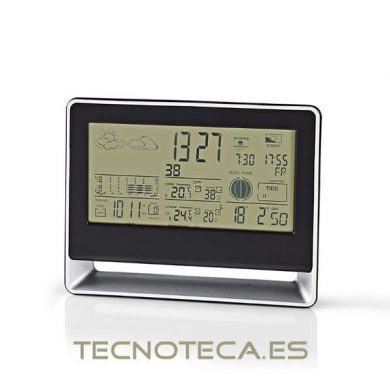 Estacion meteorologica con reloj. WEST405BK
