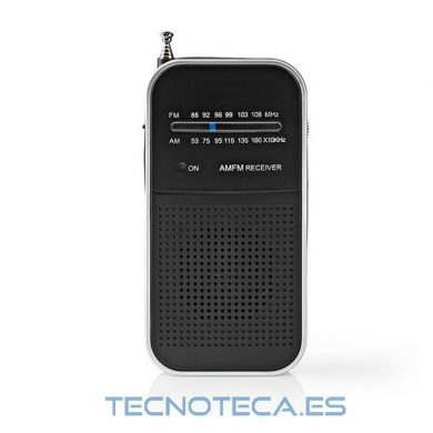 RADIO FM/AM 1.5W PLATA-NEGRA. RDFM1110