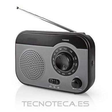 RADIO FM/AM 1.8W ASA NEGRA-GRIS. RDFM1340