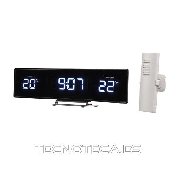 RELOJ TEMPERATURA INT. Y EXTERIOR. WC222