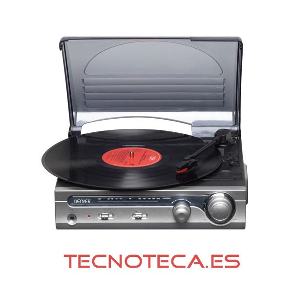 TOCADISCOS CON RADIO DISEÑO RETRO. DV-30104