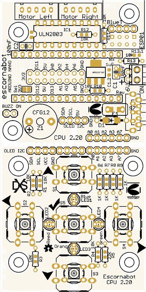 Escornabot CPU