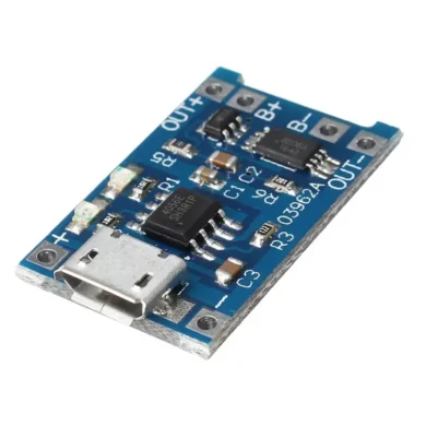 Modulo de carga para batería 18650 por micro USB