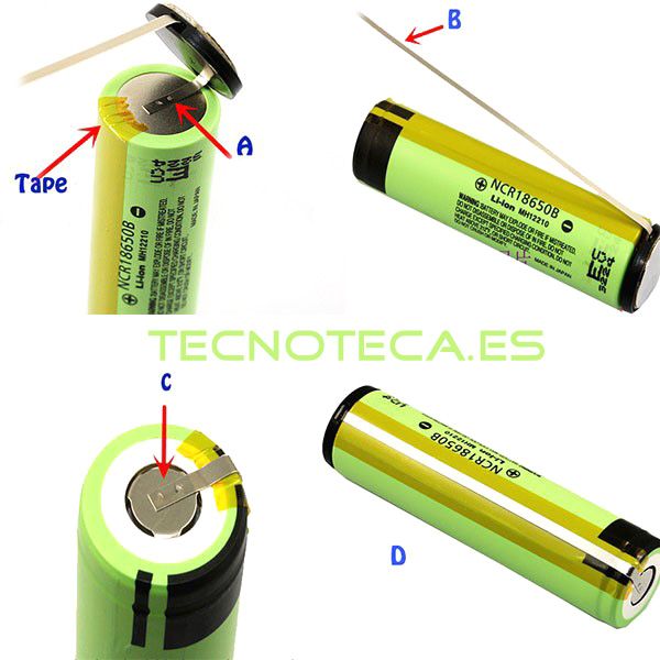 CIRCUITO DE PROTECCION BATERIA 18650