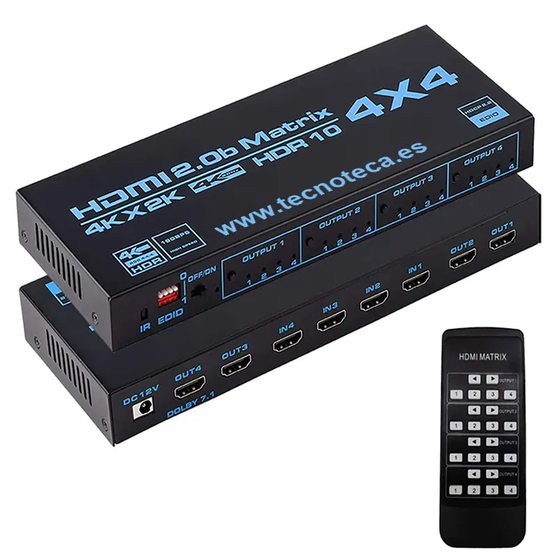 MATRIZ HDMI 4x4