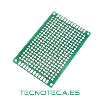 Circuito impreso PCB perforado doble cara 4X6cm