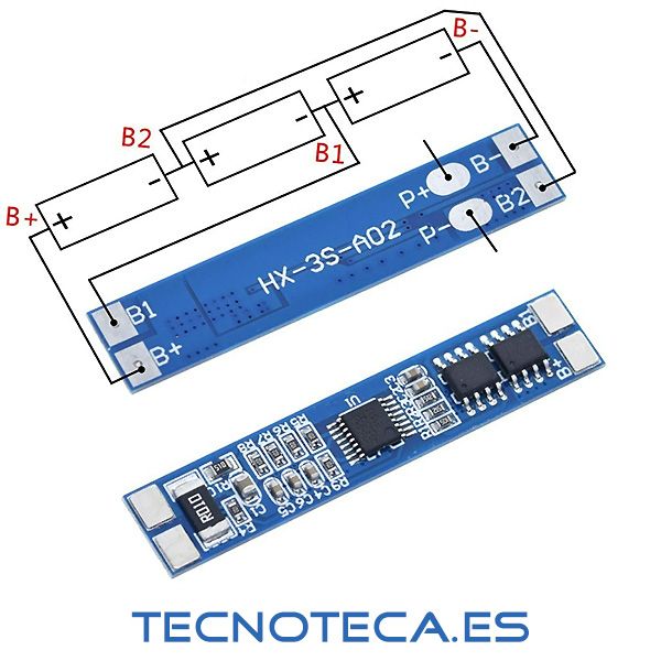 CARGADOR DE BATERIAS 3s 18650