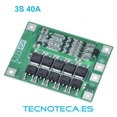 CARGADOR DE BATERIAS 3s 18650