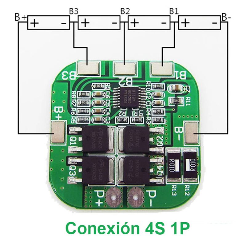 BMS 4S 10A. CARGADOR DE BATERIAS 18650 - Imagen 2
